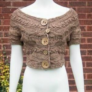 Anthropologie Sleeping on Snow Changeling Cardigan
